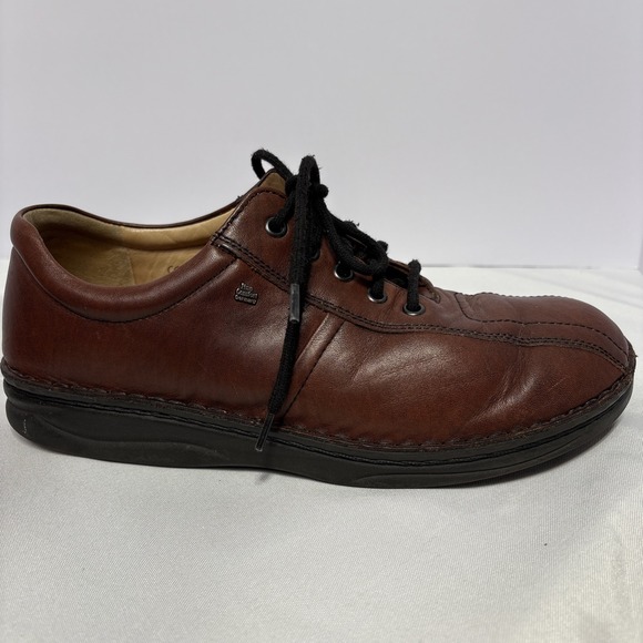 Finn Comfort Dijon Teak Brown Leather Lace Up Shoes Men’s‎ 9 Wide main image 15
